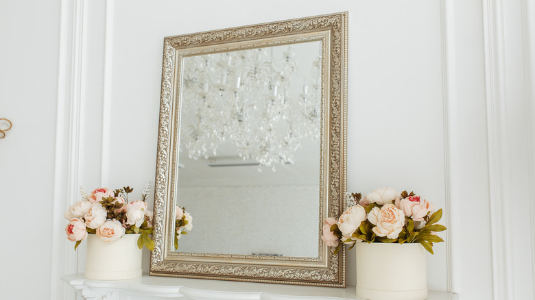 gilt fireplace mirror