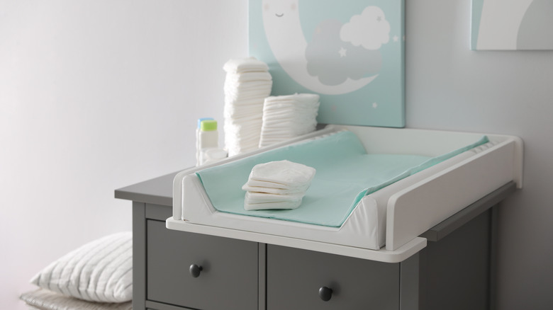 changing table on dresser