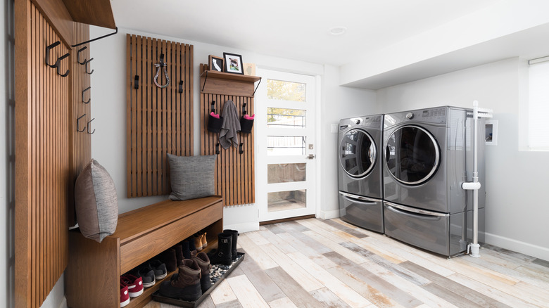 laundry room and mudroom