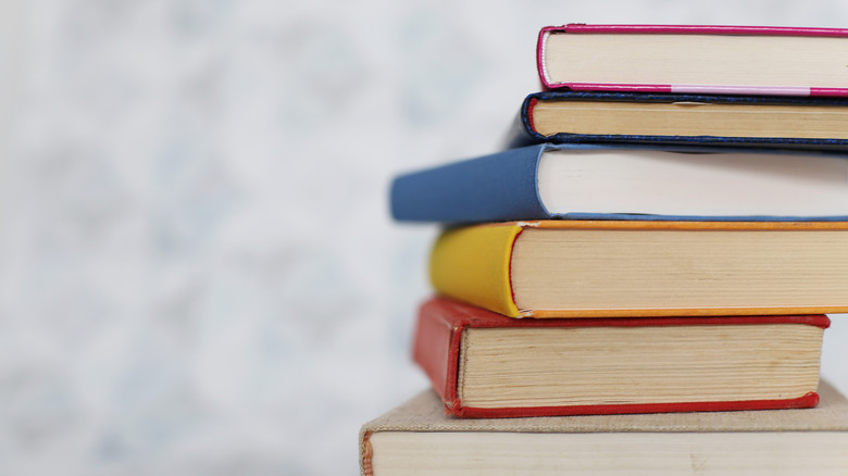 stack of books