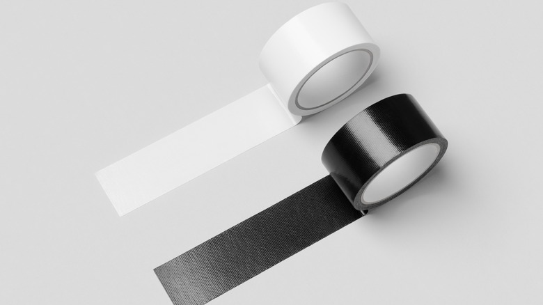 White and black duct tapes