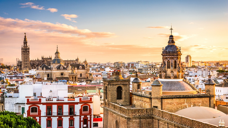 Old Quarter skyline in Sevilla