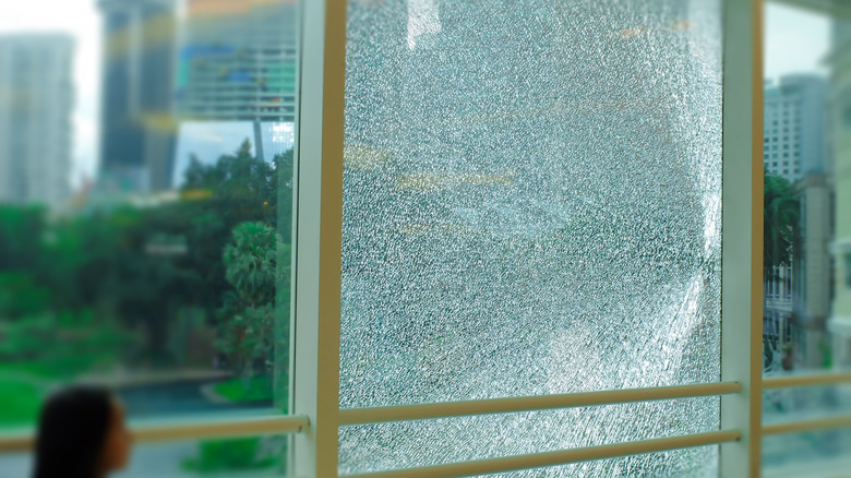 tempered glass window