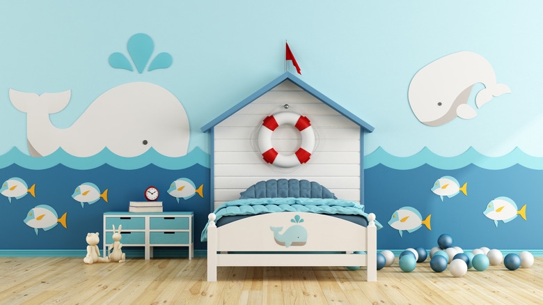 nautical bed with buoy