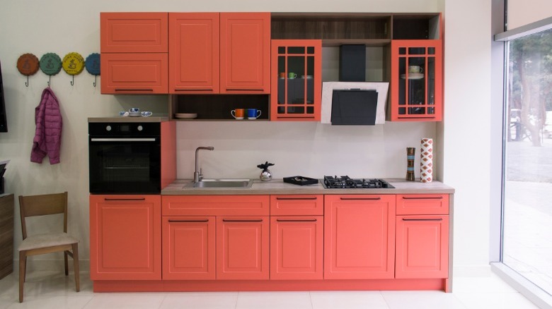 coral kitchenette