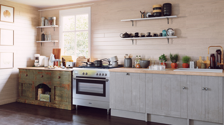 Wood kitchen