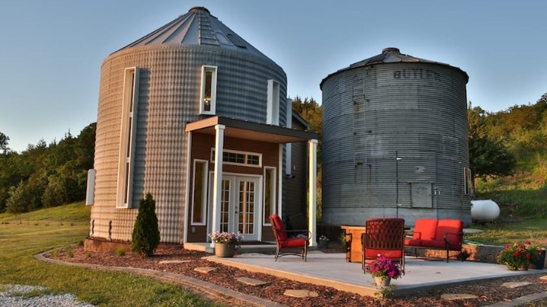 grain silo house