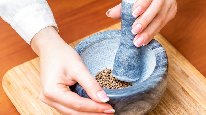 Mortar and pestle