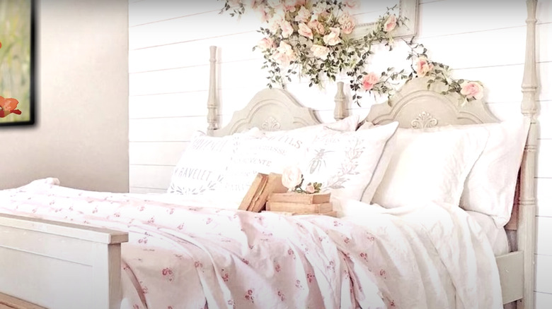 Pink French country bedroom