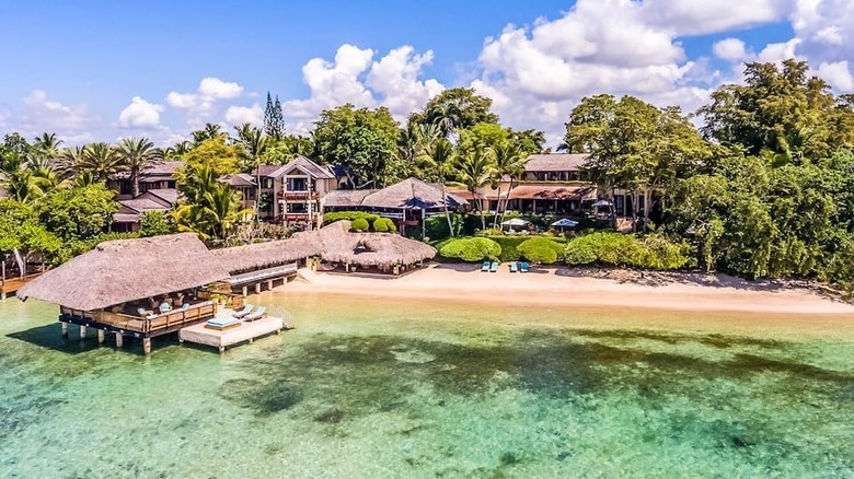 large home by a beach