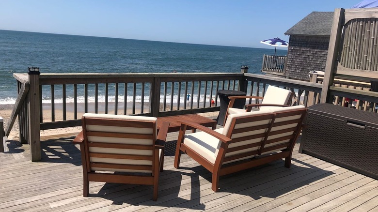 Porch view of the ocean