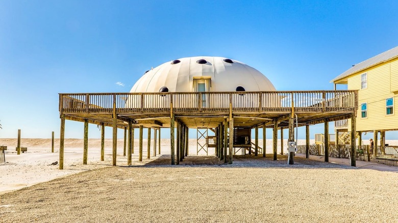 Dome home on the beach