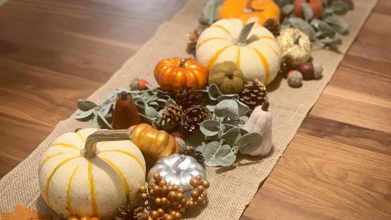 pumpkin table runner 