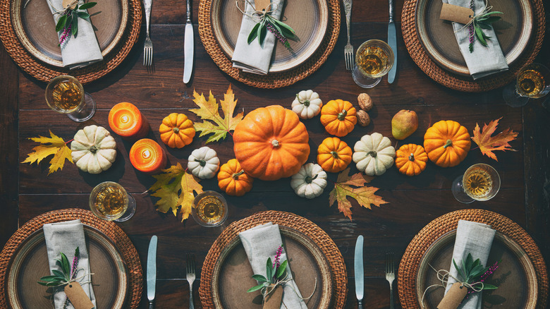 Pumpkin table runner