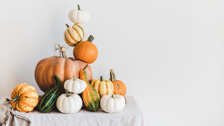 Pumpkin table decor