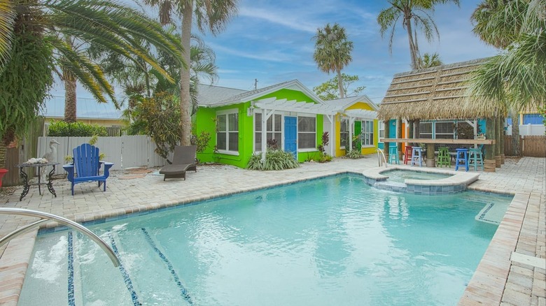 Colorful cottage near Indian Rocks Beach Airbnb