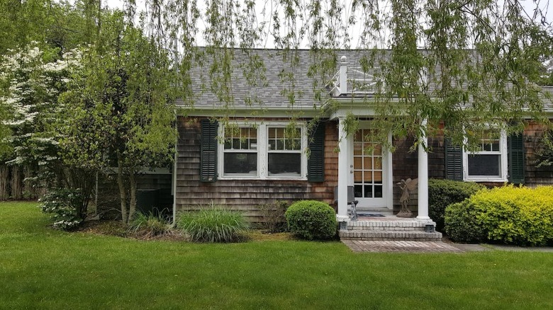 house with trees and bushes