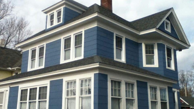 Big blue house