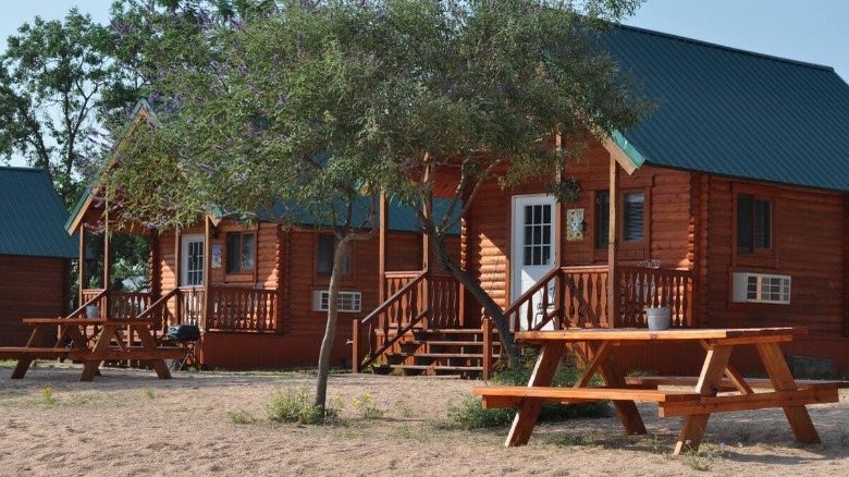 cabins on beach