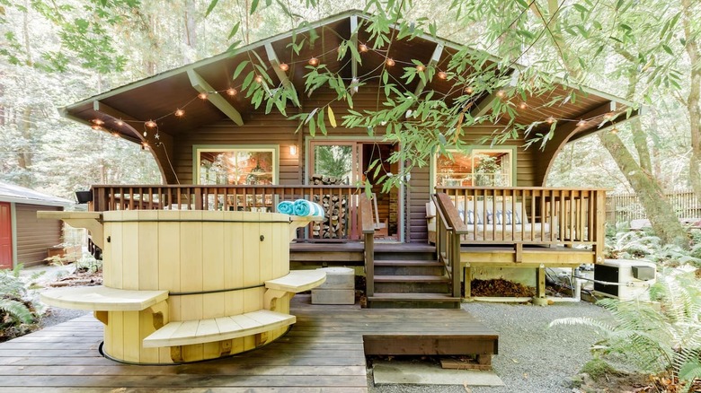 Redwood Forest cabin in Guerneville Airbnb 