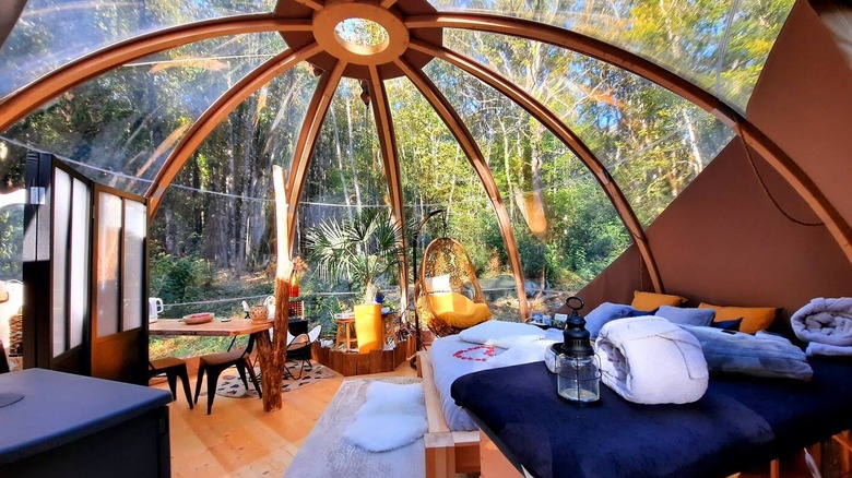 Starry Nordic dome France Airbnb