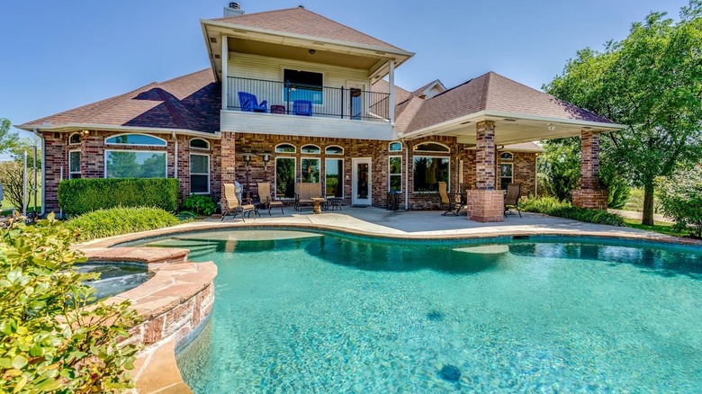 large home with pool