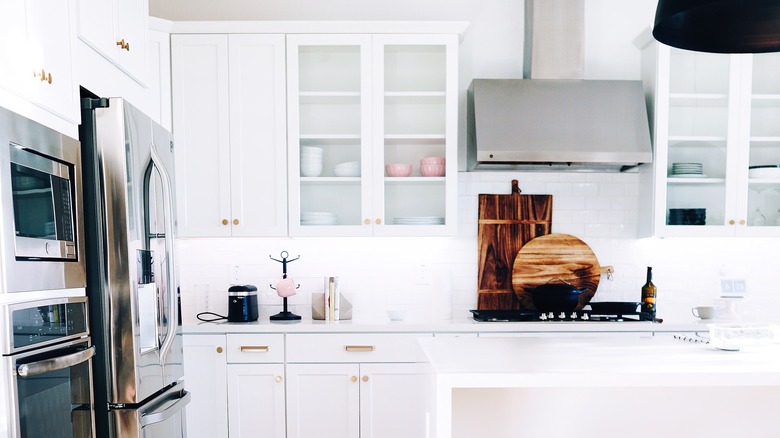 Modern white kitchen