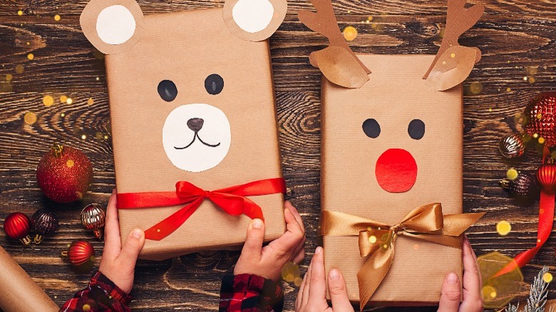 Bear and reindeer craft