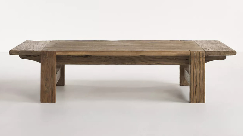 Bench coffee table