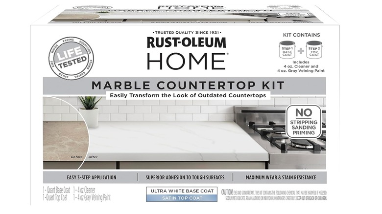 countertop paint kit box