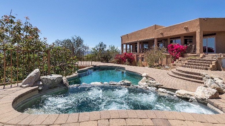 pool and hot tub