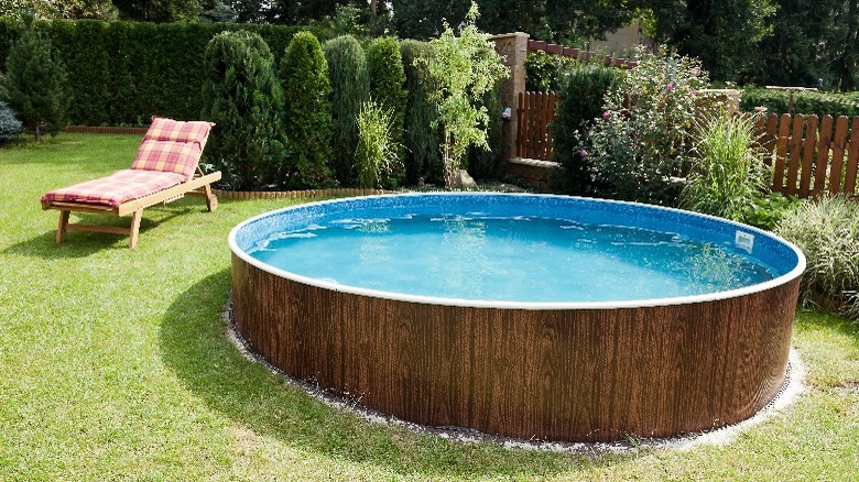 above-ground pool