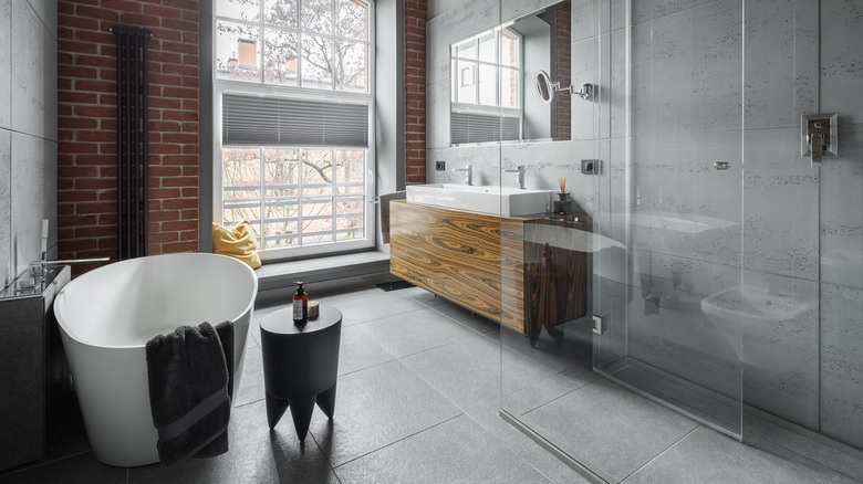 bathroom with industrial style