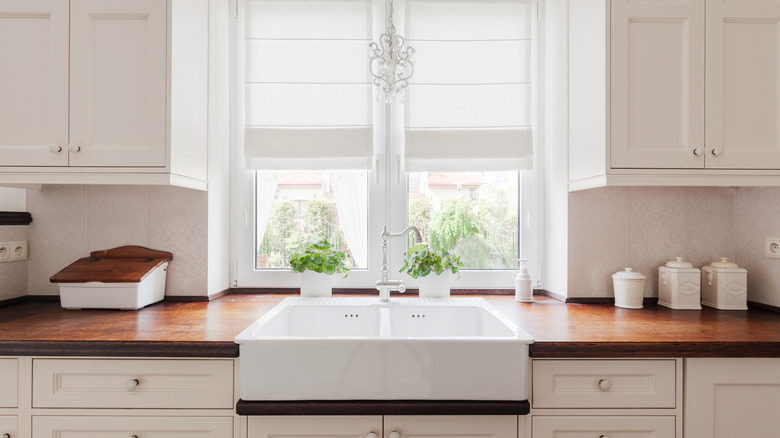 Classic kitchen with natural light