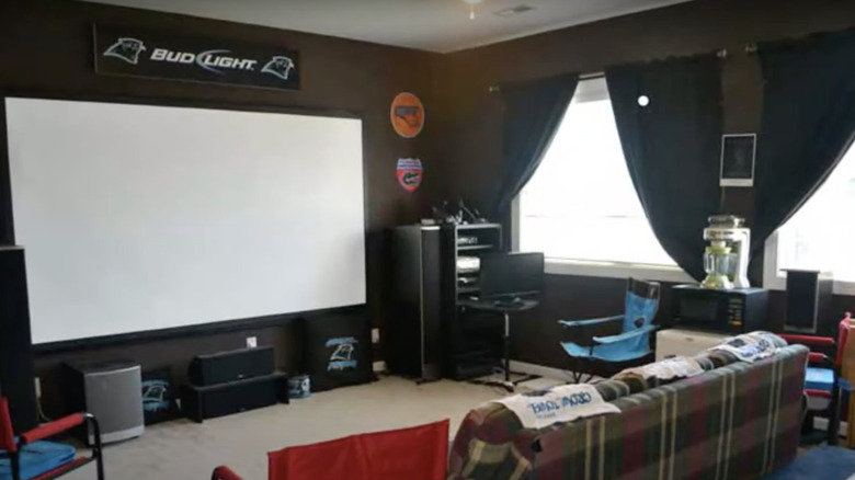 Modest man cave