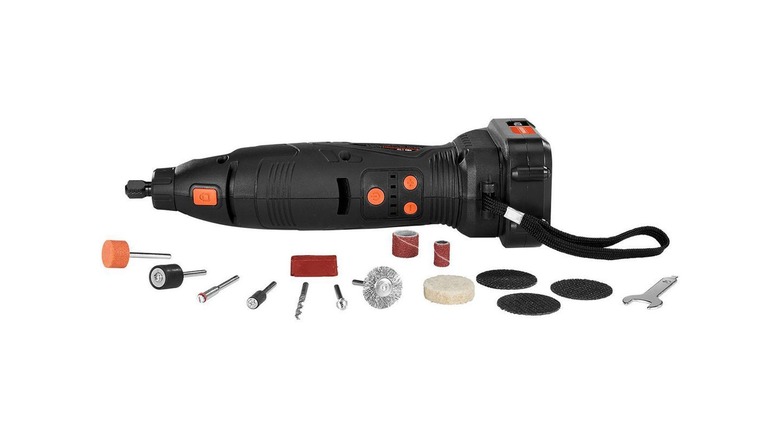 Warrior cordless variable-speed rotary tool kit