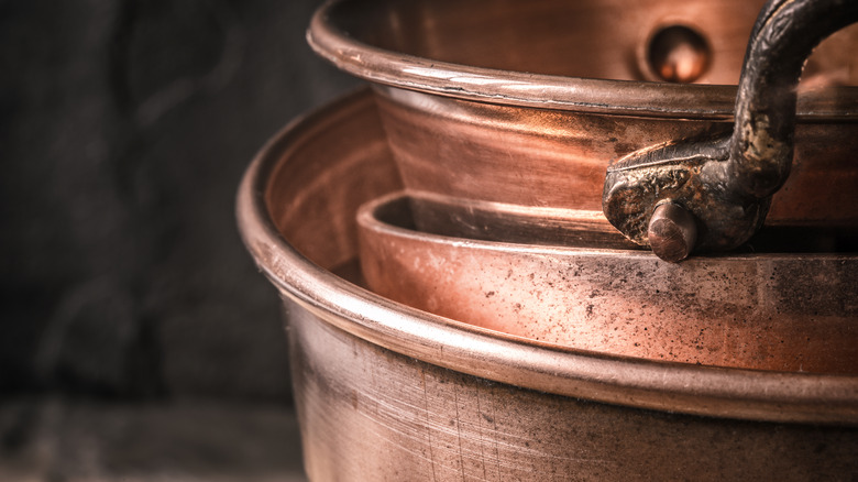 Copper pots