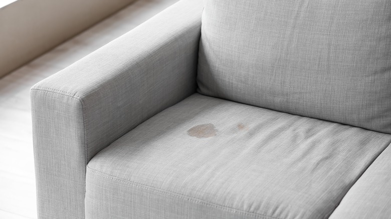 stain on couch