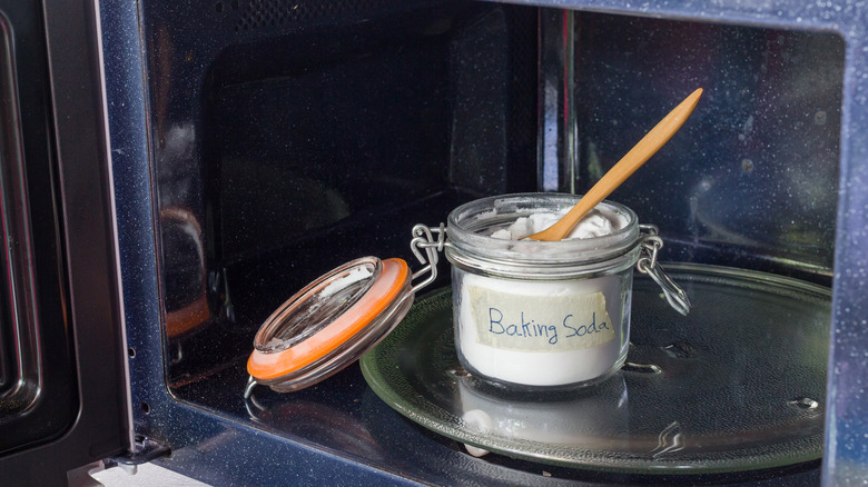 baking soda in microwave