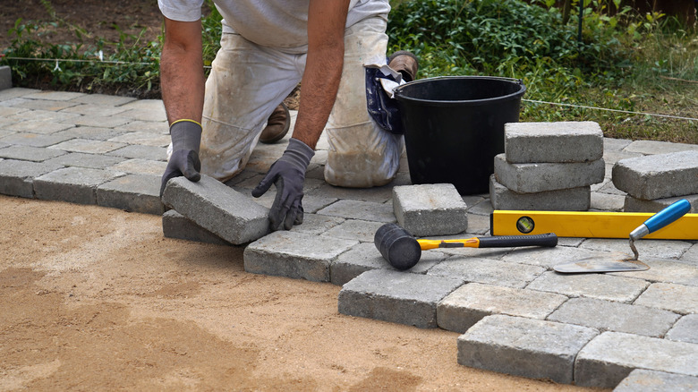 paver walkway