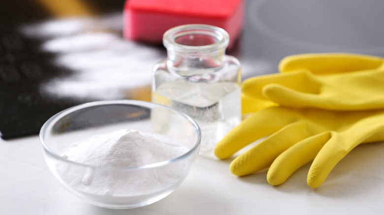 baking soda in a bowl