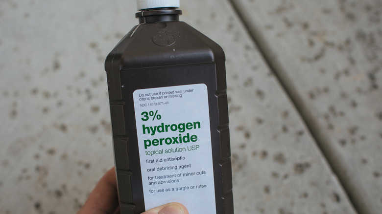 Hydrogen peroxide bottle