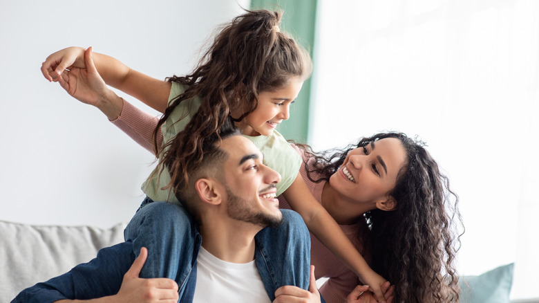 a family at home