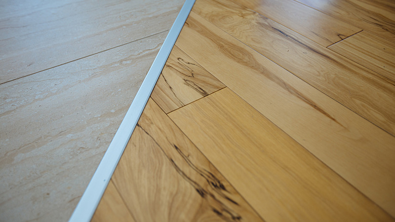 diagonal hardwood floor pattern