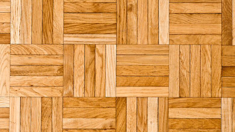 basketweave hardwood floor pattern