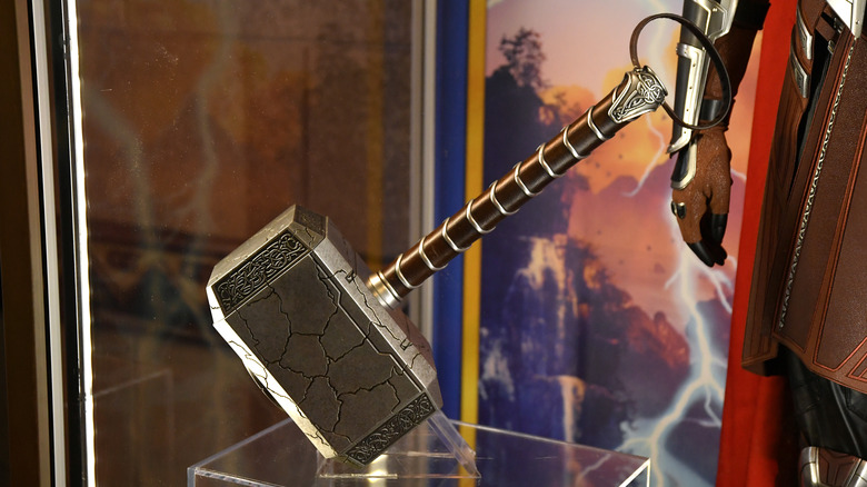 display of Mjolnir, Thor's hammer