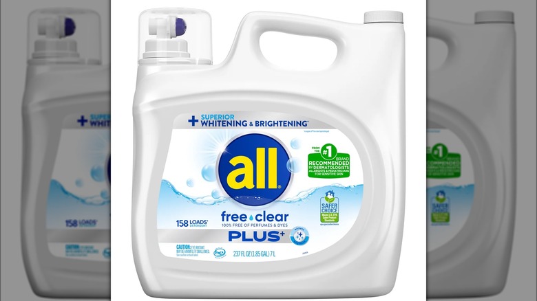 All Free & Clear Plus Detergent Bottle