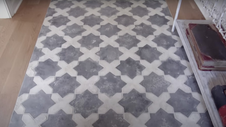 cement floor tiles