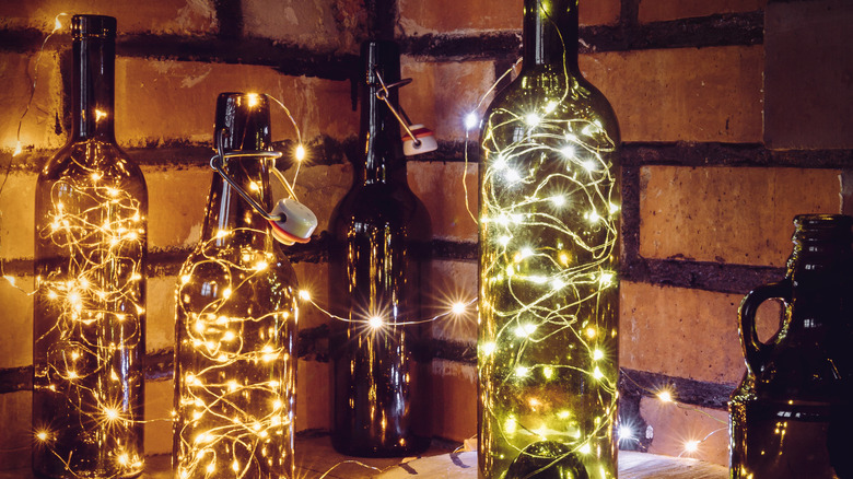 Wine bottle led lamps