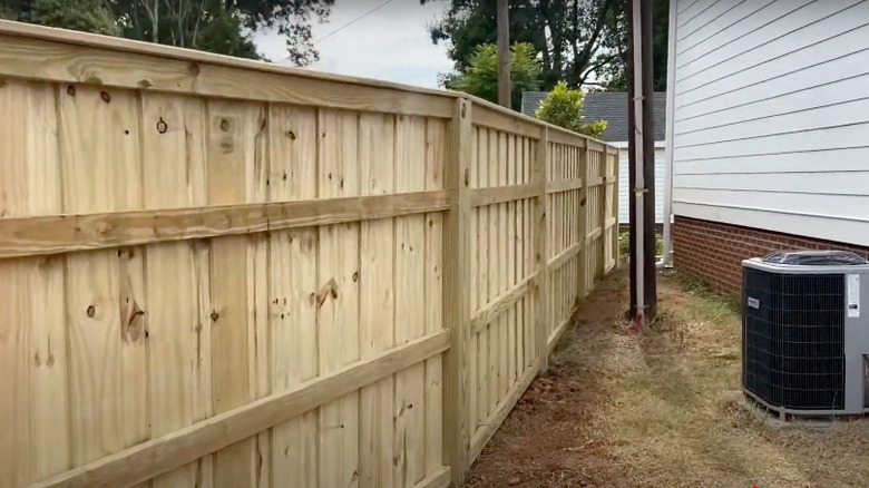 board-on-board fence design